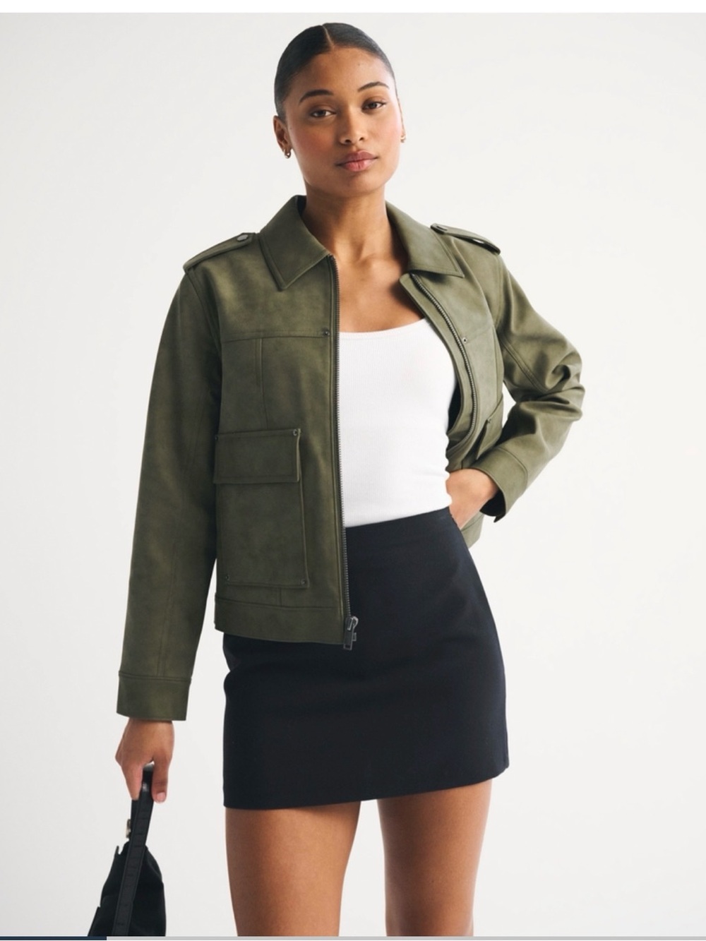 Abercrombie Curve Love Mini Skirt